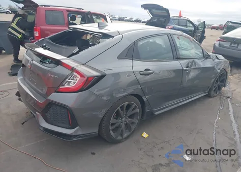 2018 Honda Civic Sport из США, поврежденный, VIN SHHFK7H4XJU202656